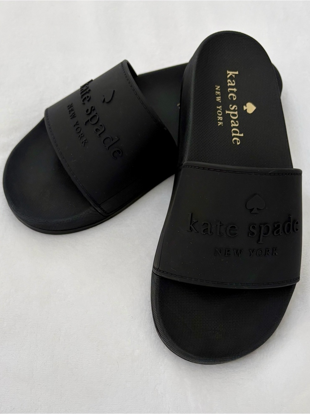 kate spade Black Slide Sandals